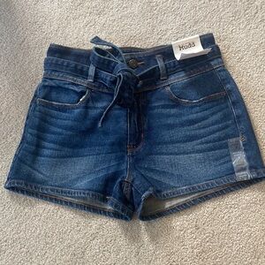 Mudd high-rise shortie shorts